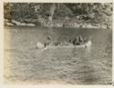 Image of Nascopie Indians [Innu[ in canoe